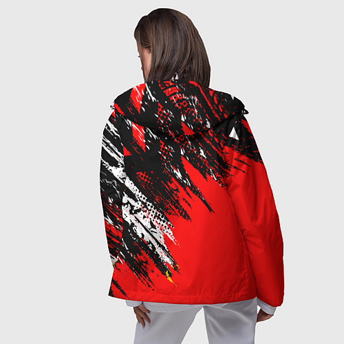 Женская ветровка PORSCHE ПОРШЕ ГРАНЖ / 3D-Белый – фото 4