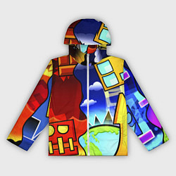 Женская ветровка Geometry Dash