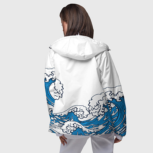Женская ветровка ONE PIECE ВАН ПИС МОРЕ / 3D-Белый – фото 4