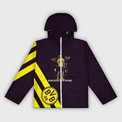 Ветровка с капюшоном женская Холанд Боруссия, цвет: 3D-белый