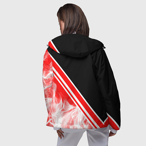 Женская ветровка FC AJAX AMSTERDAM ФК АЯКС / 3D-Белый – фото 4