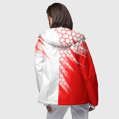 Женская ветровка FC AJAX AMSTERDAM ФК АЯКС / 3D-Белый – фото 4