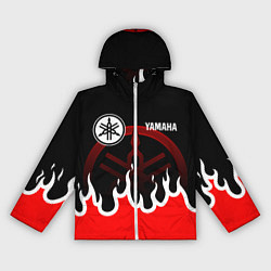 Ветровка с капюшоном женская YAMAHA ЯМАХА МОТОСПОРТ, цвет: 3D-белый