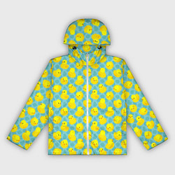 Ветровка с капюшоном женская Уточка, цвет: 3D-белый