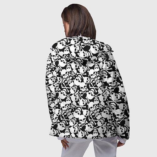 Женская ветровка Смерть / 3D-Белый – фото 4