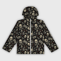 Женская ветровка Scull pattern rock