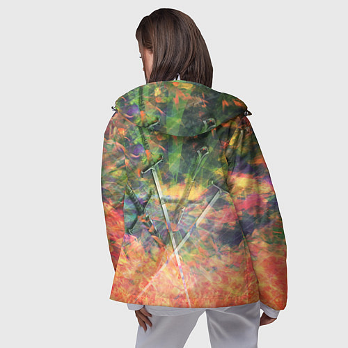 Женская ветровка Беннетт Genshin Impact / 3D-Белый – фото 4