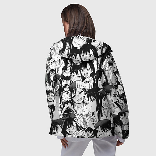 Женская ветровка Nagatoro Sempai / 3D-Белый – фото 4