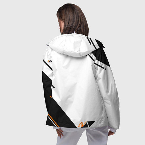 Женская ветровка M4A4 - Asiimov 2023 NEW / 3D-Белый – фото 4