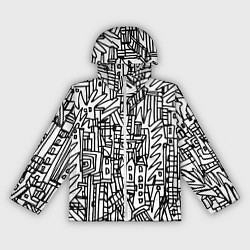 Женская ветровка Городской скетч