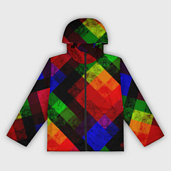 Женская ветровка Яркий геометрический узор