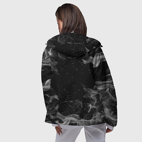 Женская ветровка MITSUBISHI ОГОНЬ / 3D-Белый – фото 4