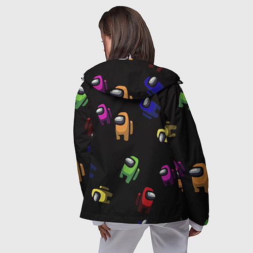 Женская ветровка Among Us Impostor / 3D-Белый – фото 4
