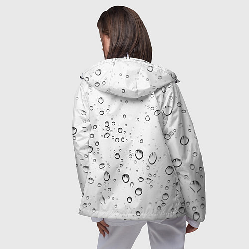 Женская ветровка Утренний дождь / 3D-Белый – фото 4