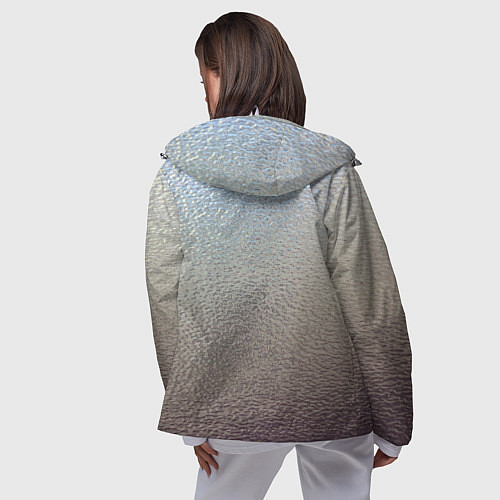 Женская ветровка Металликскин / 3D-Белый – фото 4