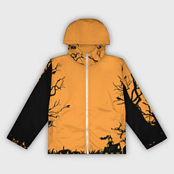 Ветровка с капюшоном женская Orange Halloween TRD, цвет: 3D-белый