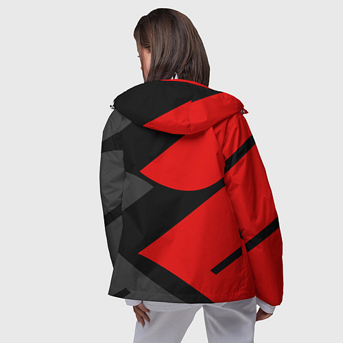 Женская ветровка SUZUKI СУЗУКИ RED LOGO / 3D-Белый – фото 4