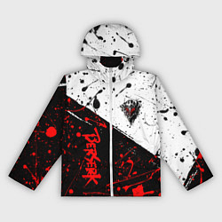 Ветровка с капюшоном женская Berserk: Черная маска, цвет: 3D-белый