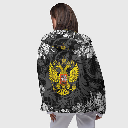 Женская ветровка Российская Федерация / 3D-Черный – фото 4