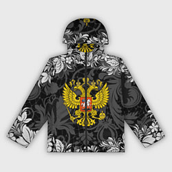 Ветровка с капюшоном женская Российская Федерация, цвет: 3D-черный