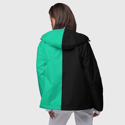 Женская ветровка СПЛИТ МАСКА СЯО / 3D-Белый – фото 4