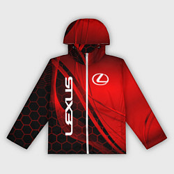 Женская ветровка LEXUS RED GEOMETRY ЛЕКСУС