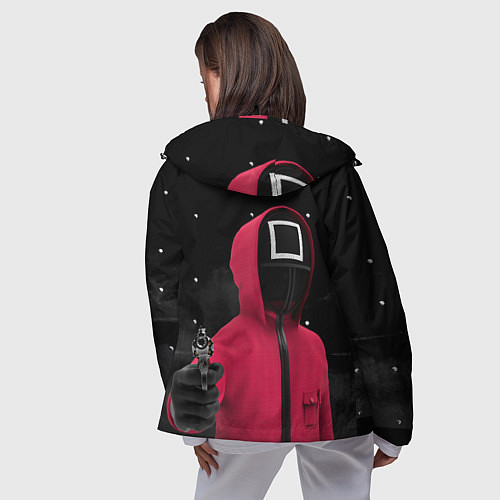 Женская ветровка Выбываешь из игры / 3D-Черный – фото 4