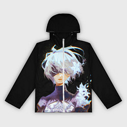 Ветровка с капюшоном женская Венецианская девушка Nier automata 2b, цвет: 3D-белый