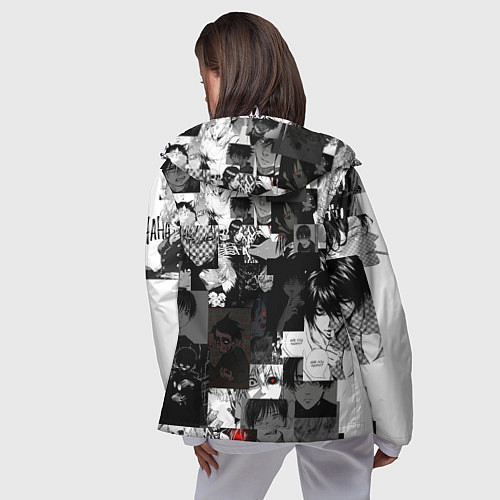 Женская ветровка Dead Inside Парни / 3D-Белый – фото 4