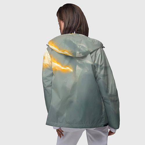 Женская ветровка Dragonborne is here / 3D-Белый – фото 4