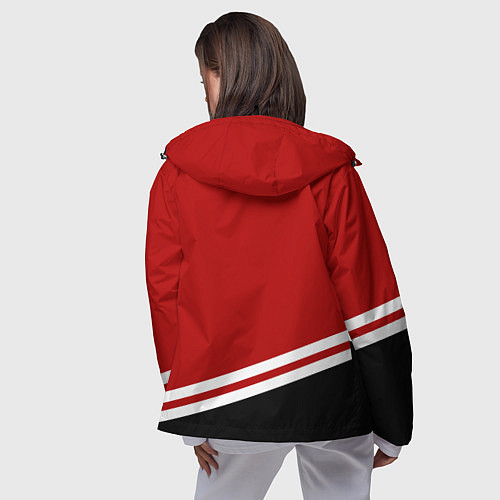 Женская ветровка Chicago Blackhawks, NHL / 3D-Черный – фото 4