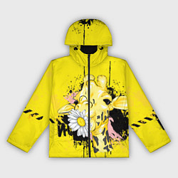 Женская ветровка Жирафа с герберой