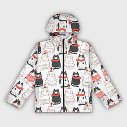 Женская ветровка НОВОГОДНИЕ КОТИКИ 2022