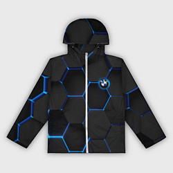 Женская ветровка BMW blue neon theme
