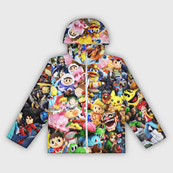 Женская ветровка SUPER SMASH BROS ГЕРОИ ИГРЫ