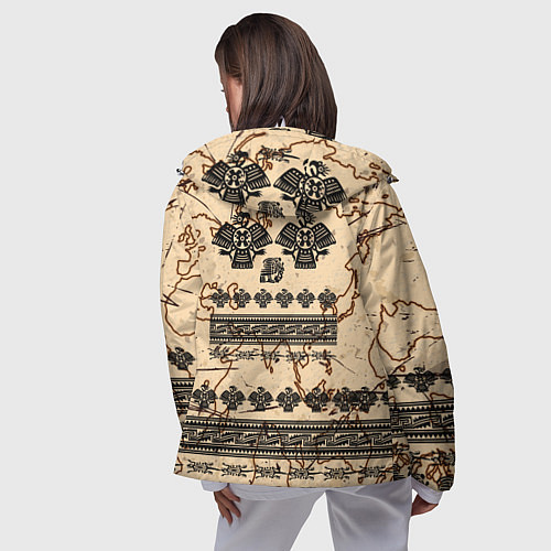 Женская ветровка AztecsАцтеки / 3D-Белый – фото 4
