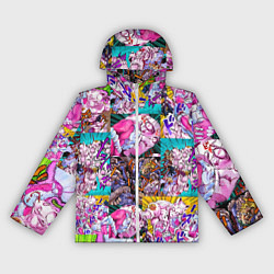 Женская ветровка JOJO KILLER QUEEN КОРОЛЕВА УБИЙЦА УЗОР PATTERN