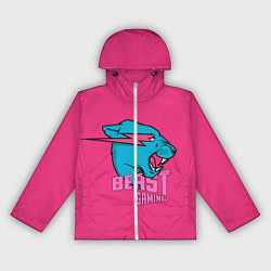 Женская ветровка Mr Beast Gaming Full Print Pink edition