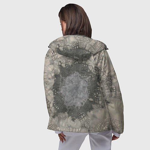 Женская ветровка Серый песок - коллекция Путешествие - Хуф и Ся / 3D-Черный – фото 4