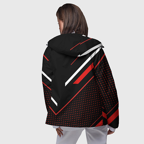 Женская ветровка Suzuki SPORT / 3D-Белый – фото 4