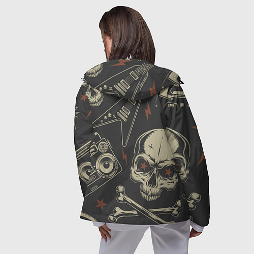 Женская ветровка Всем Рок Rock / 3D-Белый – фото 4