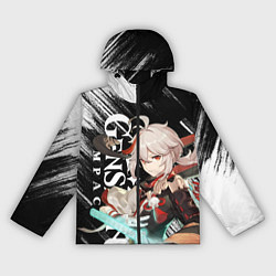 Ветровка с капюшоном женская КАДЗУХА АНЕМО KAZUHA, цвет: 3D-черный