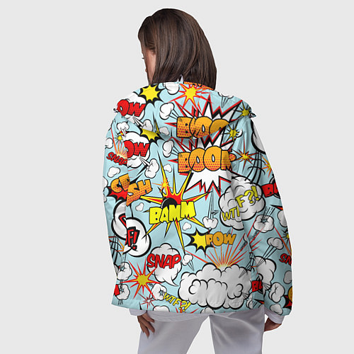 Женская ветровка BoOMbiT / 3D-Белый – фото 4