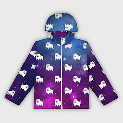 Женская ветровка UNDERTALE DOGS PATTERN SPACE