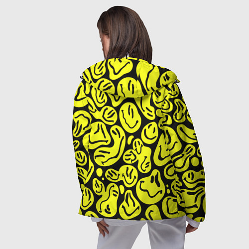 Женская ветровка The Смайлики / 3D-Белый – фото 4