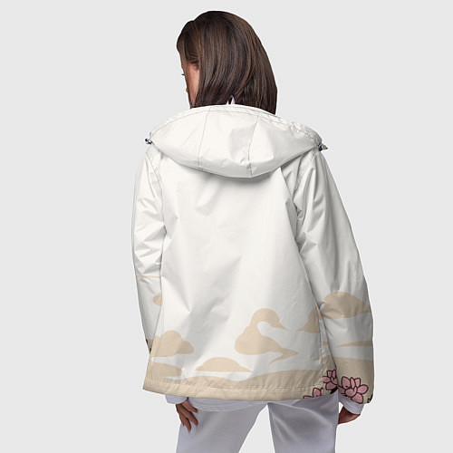 Женская ветровка ДЖУН ЛИ МОТИВЫ ГЕО АРХОНТ / 3D-Белый – фото 4