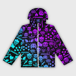 Женская ветровка UNDERTALE NEON PATTERN УЗОР