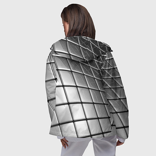 Женская ветровка BMW pattern 2022 / 3D-Черный – фото 4