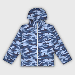 Женская ветровка Синий Камуфляж Camouflage