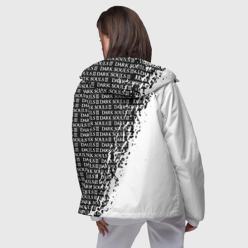 Женская ветровка Dark souls темные души / 3D-Черный – фото 4